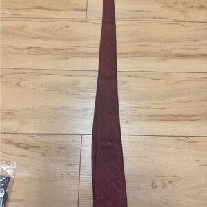 Alexander McQueen Red Tie Accessories